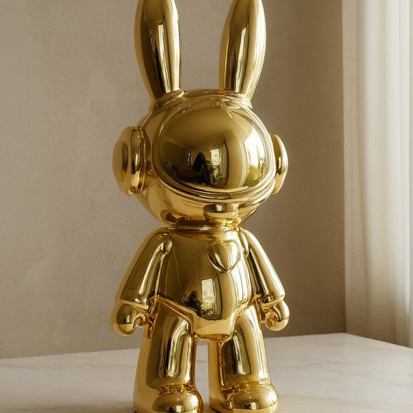 Golden Figurine Showcase