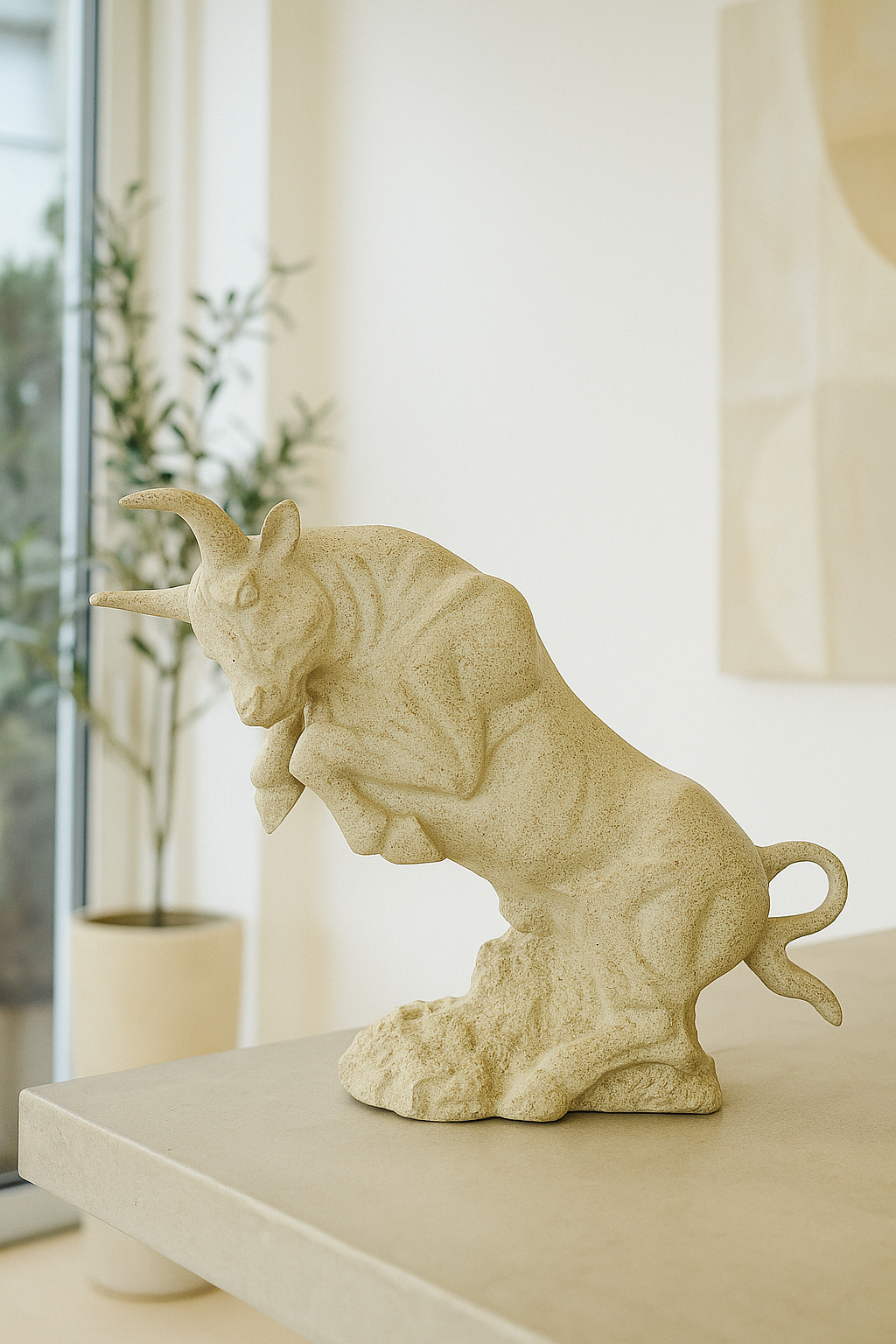 20250904_0110_Minimalistic20Bull20Sculpture_remix_01k48hc2jtejyb9059t2ab6xn5.png Minimalistic Bull Sculpture - Image 1
