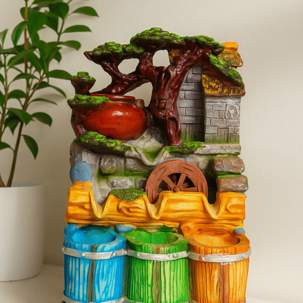 Rustic Water Feature Display