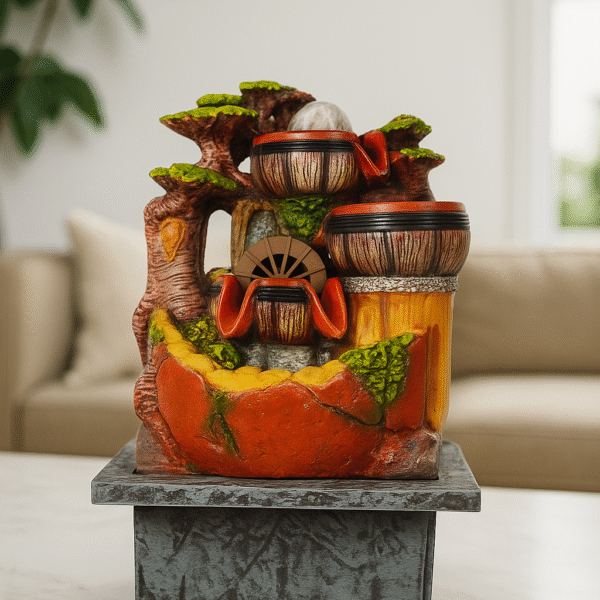 Colorful Nature Water Fountain Decor