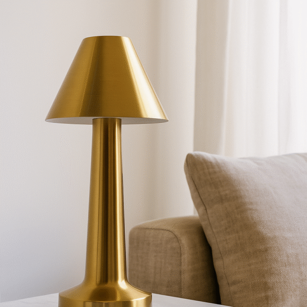 Sleek Golden Table Lamp - Modern Style
