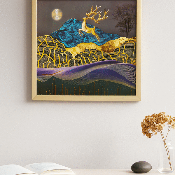 Artistic Deer Display