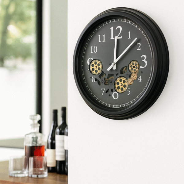 Clock In Minimalist Setting