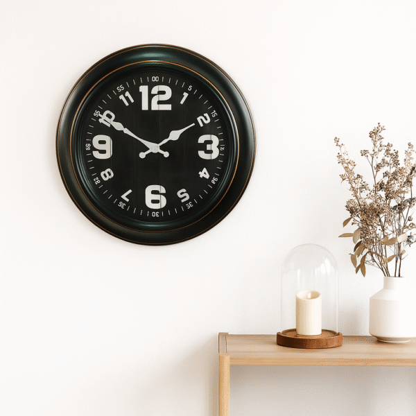 Clock In Minimalist Setting