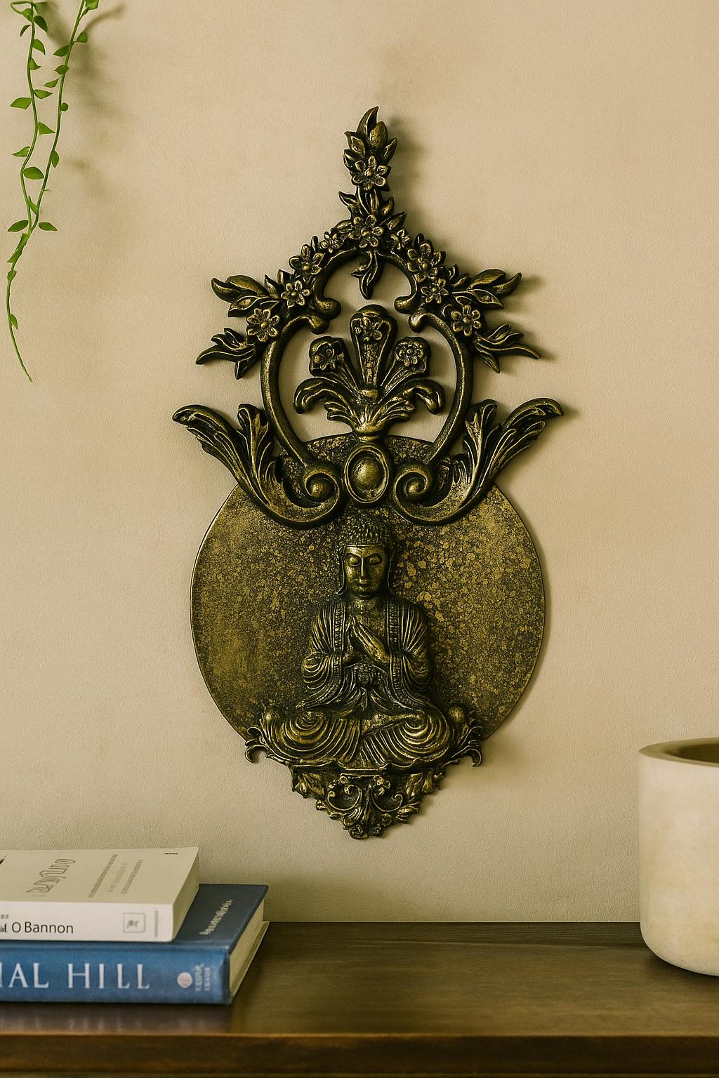 20250906_0140_Ornate20Wall20Decoration20Display_remix_01k4dqwzf1f0sty09s47hdny0t.png Ornate Wall Decoration Display - Image 1