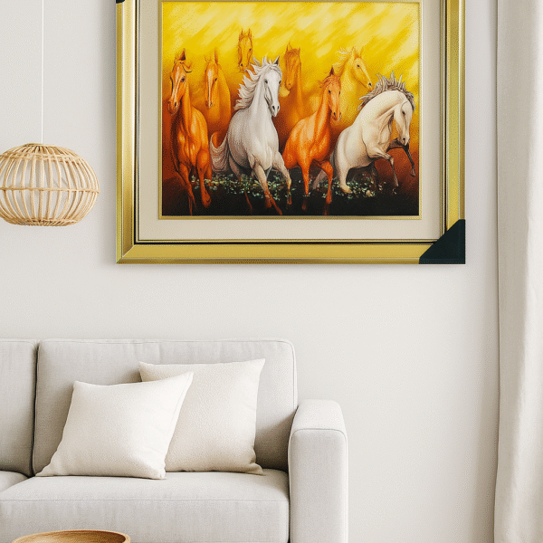 Elegant Horse Painting Display