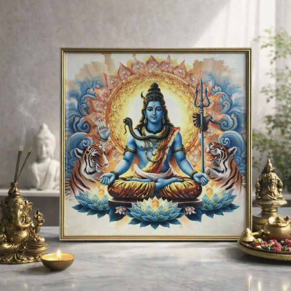Shiva Spiritual Wall Art Frame