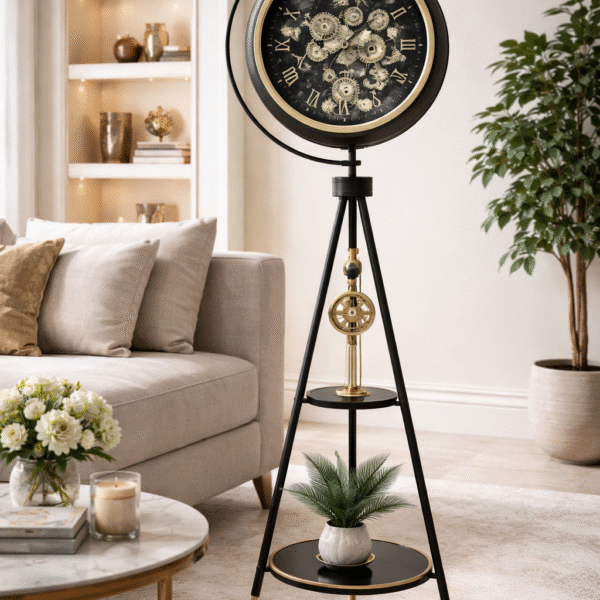 Luxury Tripod Floor Clock